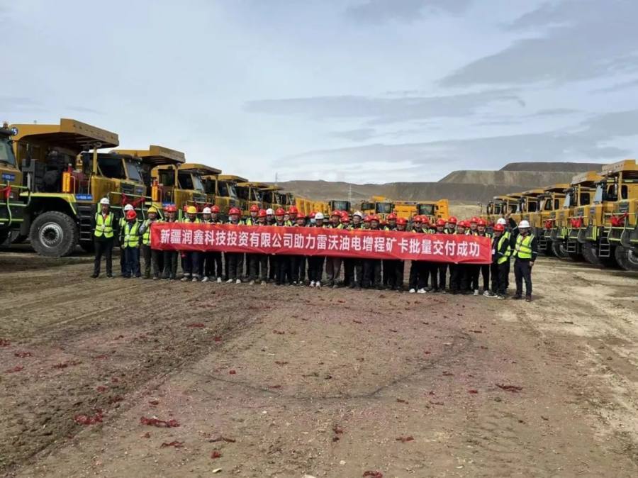 節能新標桿，技術高集成！雷沃重工新能源礦卡交付新疆大型煤礦！